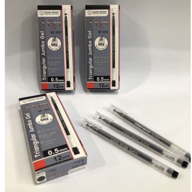 

Bolpoin Gel Pen Safari Brand SF-330 Big Fill Gel / Bolpoin Safari Brand / Bolpoin Gel / Pulpen Gel Safari
