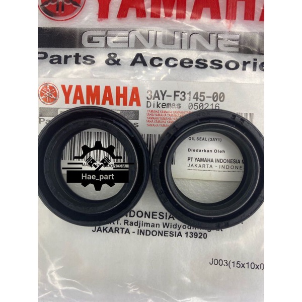 Seal Sil Shock Depan Yamaha Mio / Jupiter Z / Nouvo / Fino / Soul / Vega R / F1ZR Alfa (2pcs) 3AY