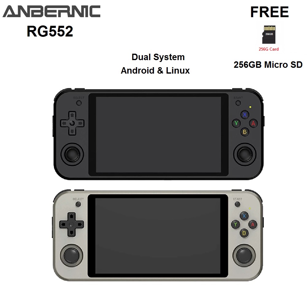 ANBERNIC RG552 256GB - Dual Mode Emulator Retro Game Handheld Console