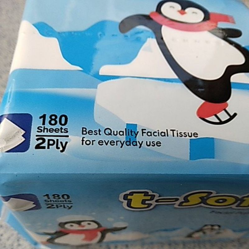 ⭐BAGUS⭐ T-SOFT TISSUE WAJAH | Facial Tisu Softpack 250s / Pop Up 180s / Pocket 6 in 1 tsoft T-Soft Facial Tissue 250 lembar-180 sheets 2 ply