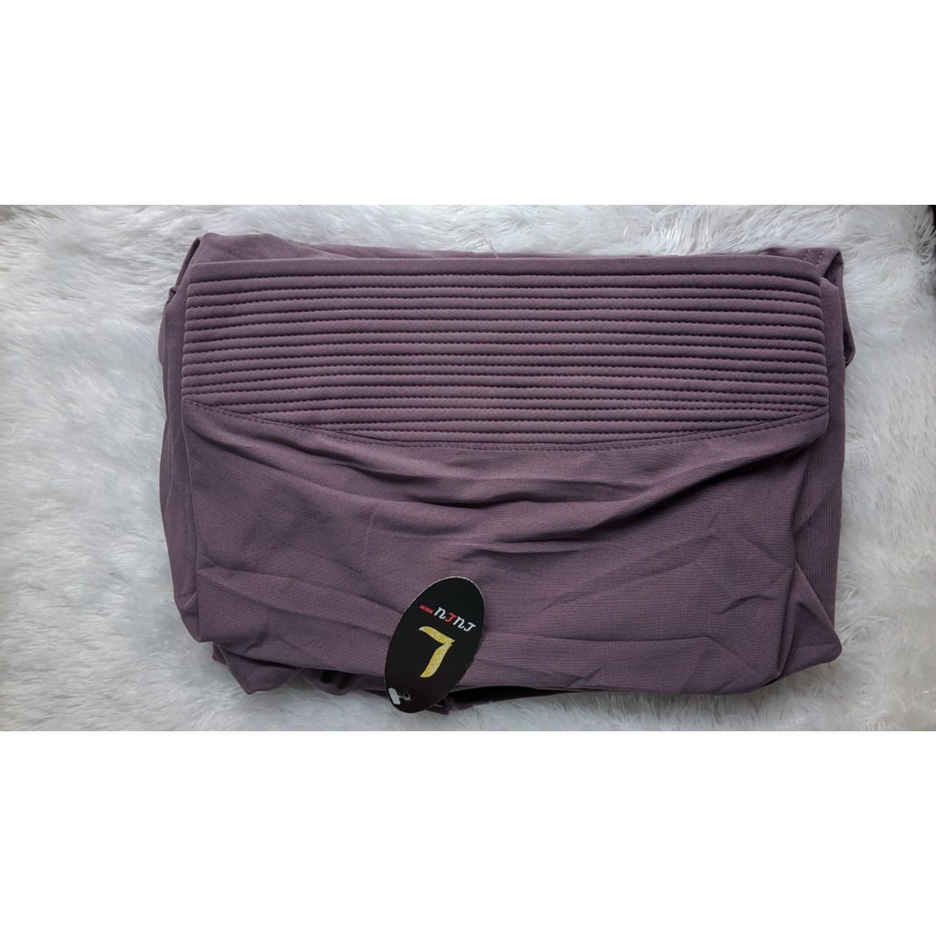 Hijab Instan Hoodie Tangan Ori Lulu Bergo syari Tangan-ungu taro