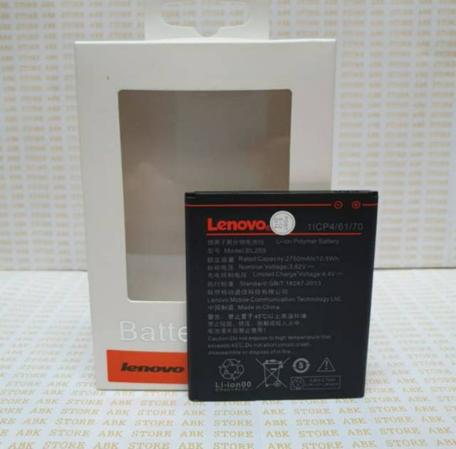 Batre Baterai Battery Lenovo A6020 | Vibe K5 plus K5+ | Lemon 3 BL259 Original