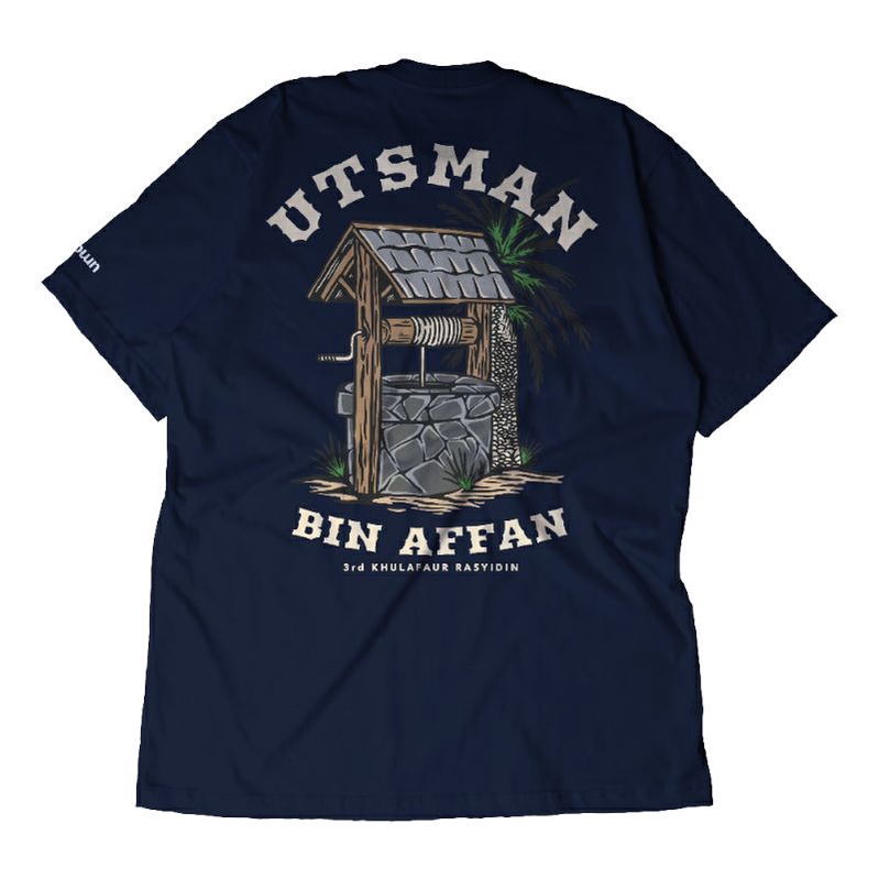 alknown Utsman Bin Affan (New) - T-shirt / Kaos Dakwah-0