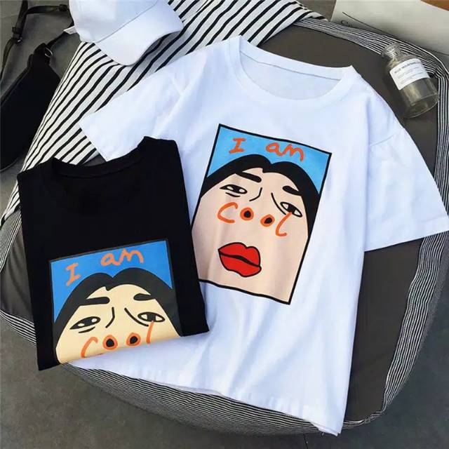 TSHIRT WANITA I AM COOL KAOS OBLONG Shopee Indonesia TSHIRT WANITA I AM COOL KAOS OBLONG Shopee Indonesia