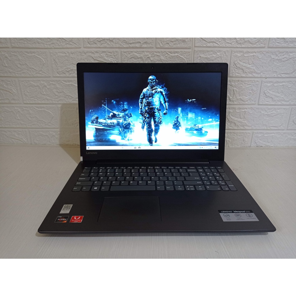 Lenovo Ideapad 330 AMD Ryzen 7 RAM 16GB Dual VGA Radeon 540 Laptop Gaming Second Bekas SSD RX Vega 1