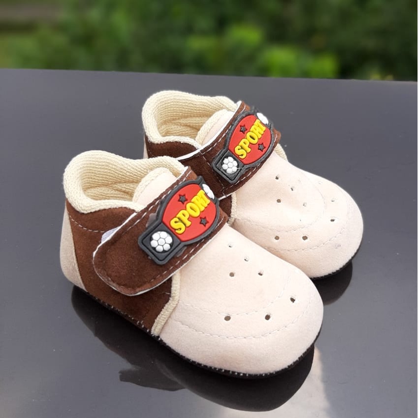 VINANDOZ PRL01 Sepatu Bayi Prewalker anak 1 s/d 12 bulan - Sepatu baby Motif Sport Lucu