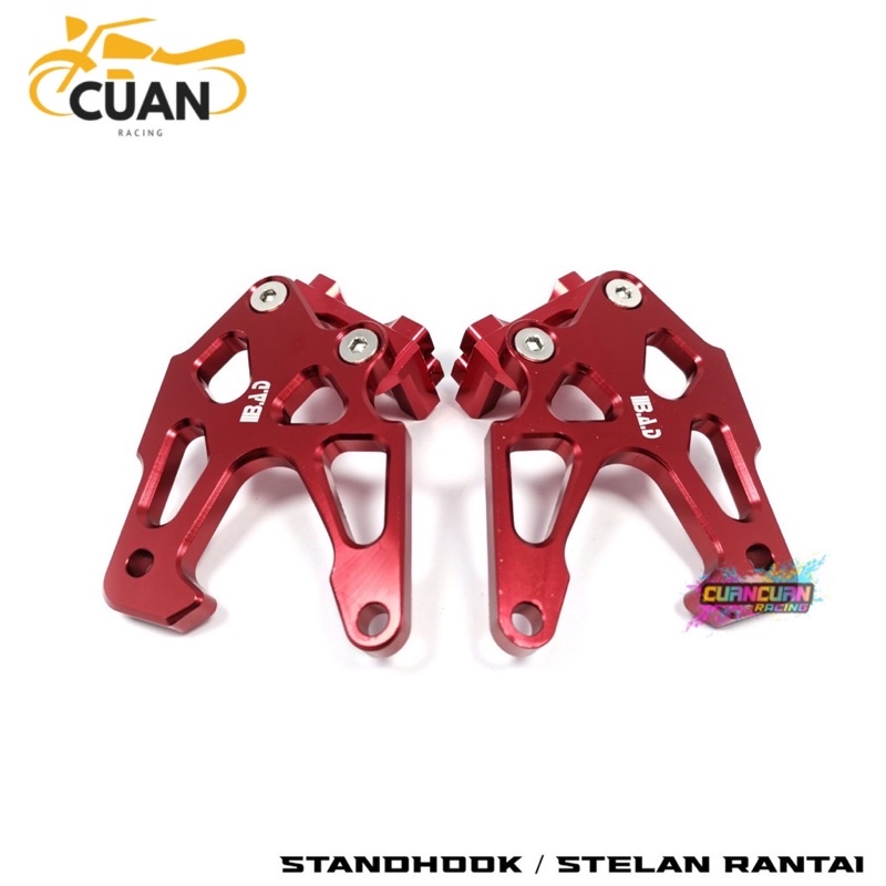 stelan rantai variasi stanhouk stand hook standhook stanhook satria Fu 150 sonic Vixion Cb/cbr dll