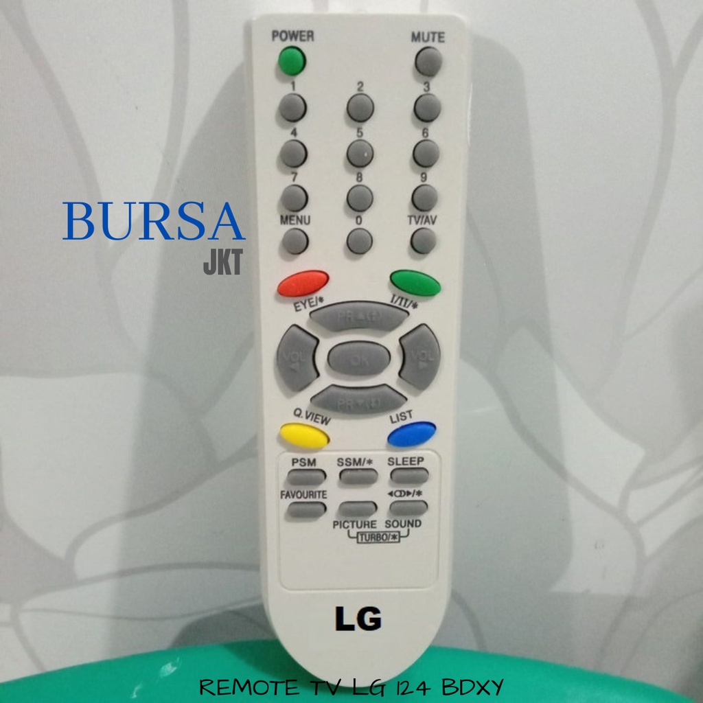 REMOTE TV LG BLACKPEARL TABUNG 124 B D X Y