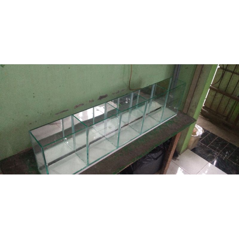 etalase kaca display buah jus uk 100x12x25 5 kotak