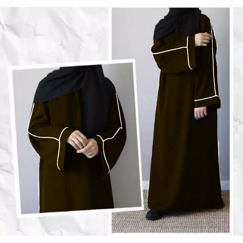 Abaya pakistan gamis arab-moscrepe