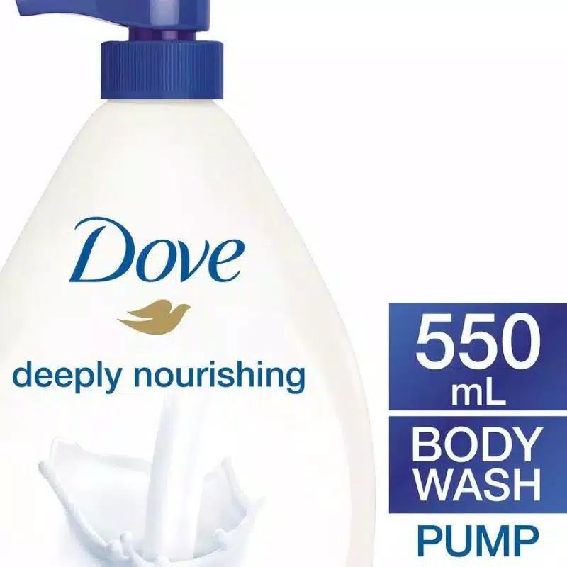 Dove deeply nourishing body wash (pump) 550ml