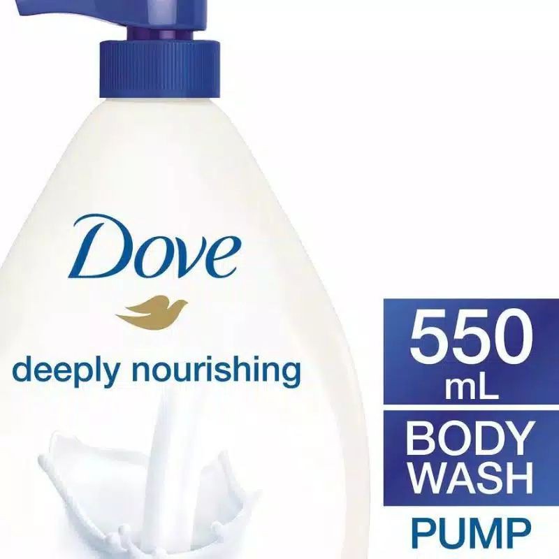 Dove deeply nourishing body wash (pump) 550ml