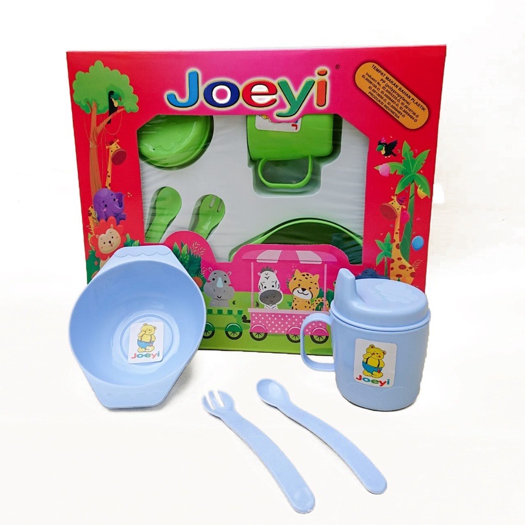 Feeding Set JOEYI KECIL | Tempat MAKAN SET KECIL |Kado Bayi Baby