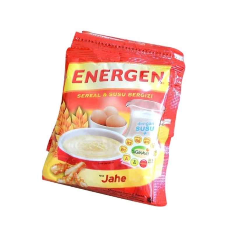 

Energen Jahe Pouch 10 Sachet @30 Gr - sereal & susu bergizi