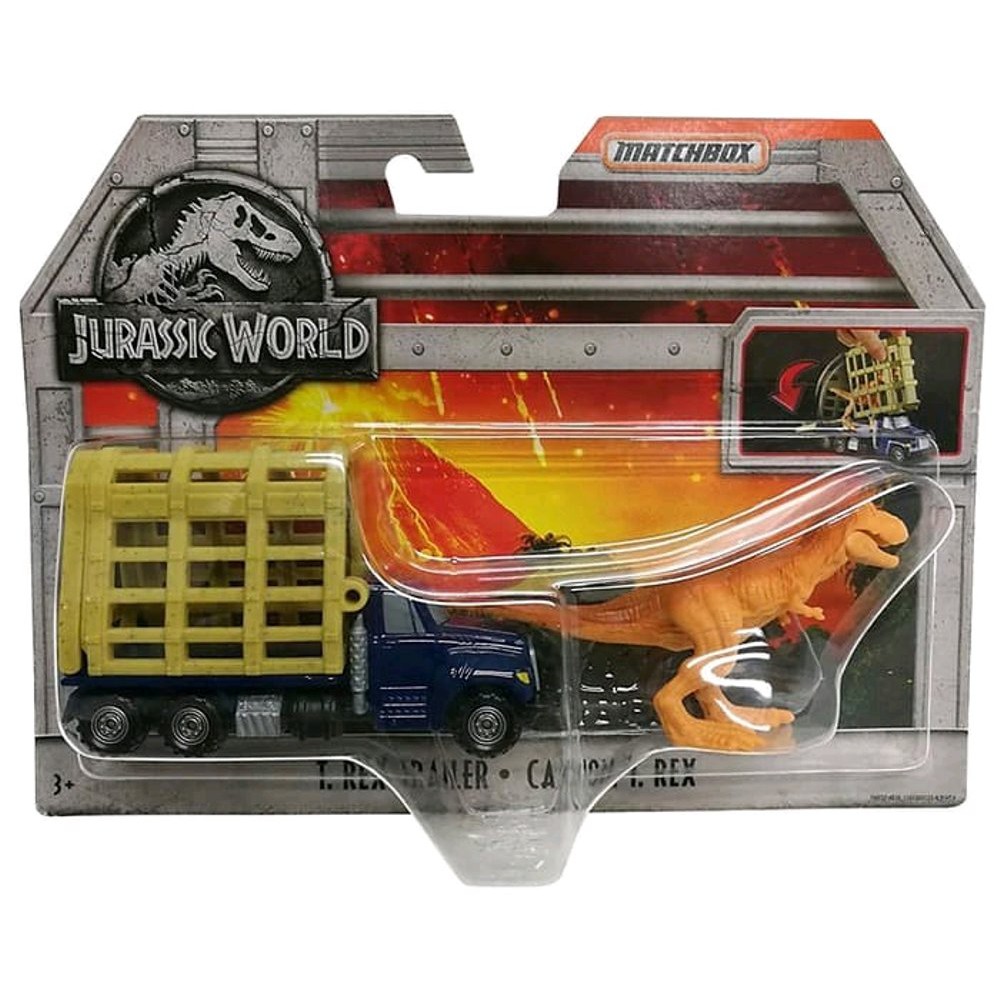 Jurassic World Matchbox Dino Transporters T-Rex Trailer
