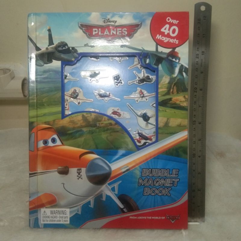 Buku anak boardbook Disney Planes BUBBLE MAGNET BOOK