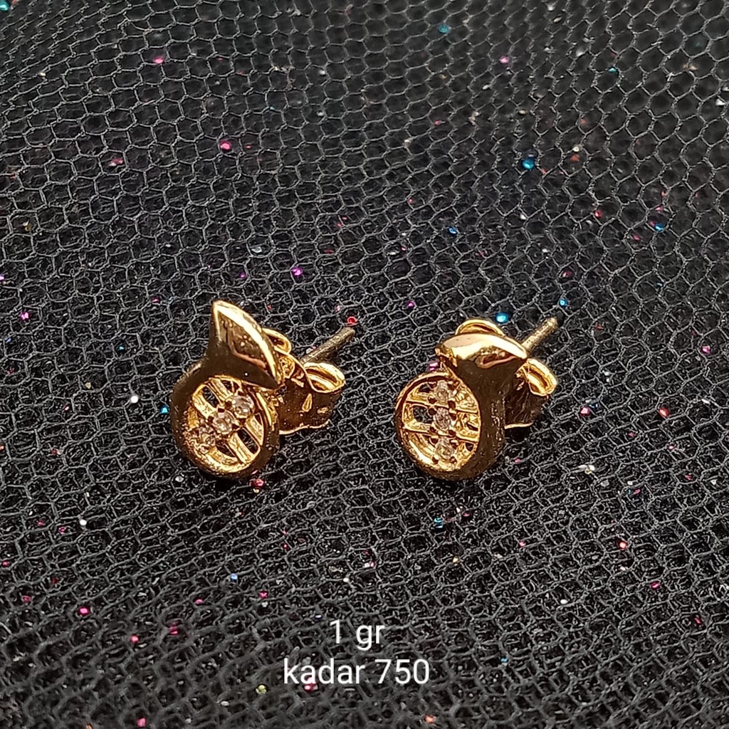 Anting Emas 17K - 1 gr Kadar 750 - 1251