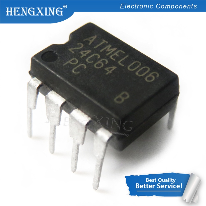 100pcs IC AT24C64N AT24C64AN 24C64 24C64AN AT24C64 DIP-8 EEPROM