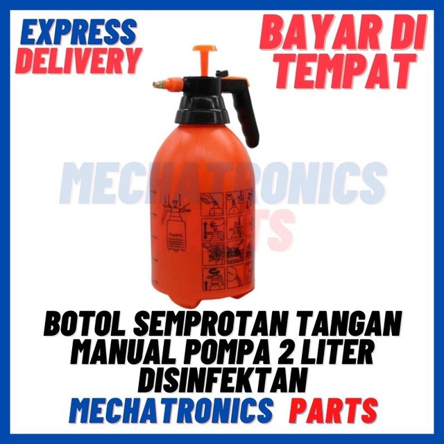 [HDT-9008] HAND SPRAYER BOTOL SEMPROTAN TANGAN MANUAL POMPA 2 LITER DISINFEKTAN