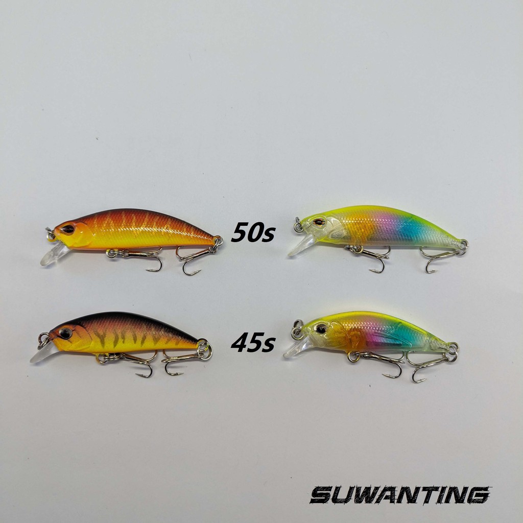 Umpan Lure Minnow 5cm 5gr Ultralight Sinking mirip Tsurinoya Ryuki 50s Ryuki 45s