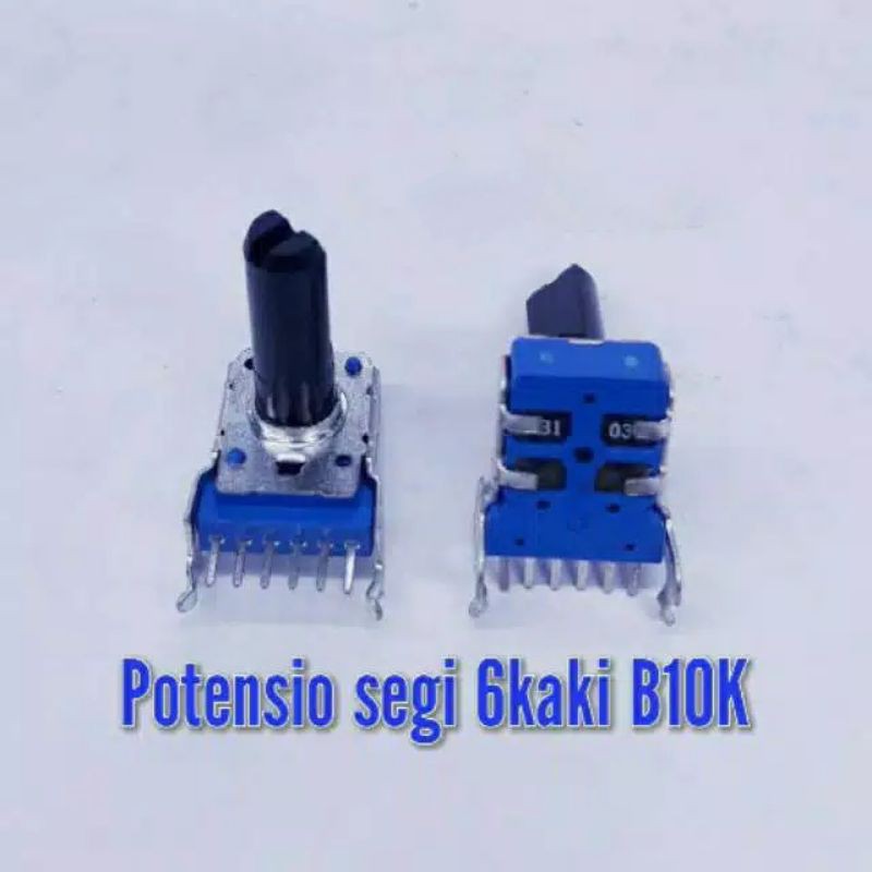 Potensio Segi 6 Kaki Lurus B10K