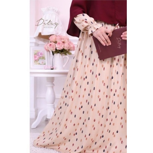 Ditsy tree linen nightgown Size L