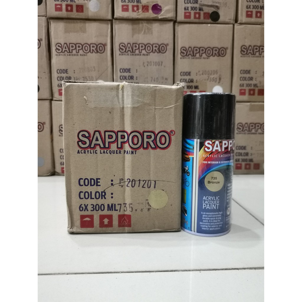 Cat Semprot Sapporo Paint 735 Bronze