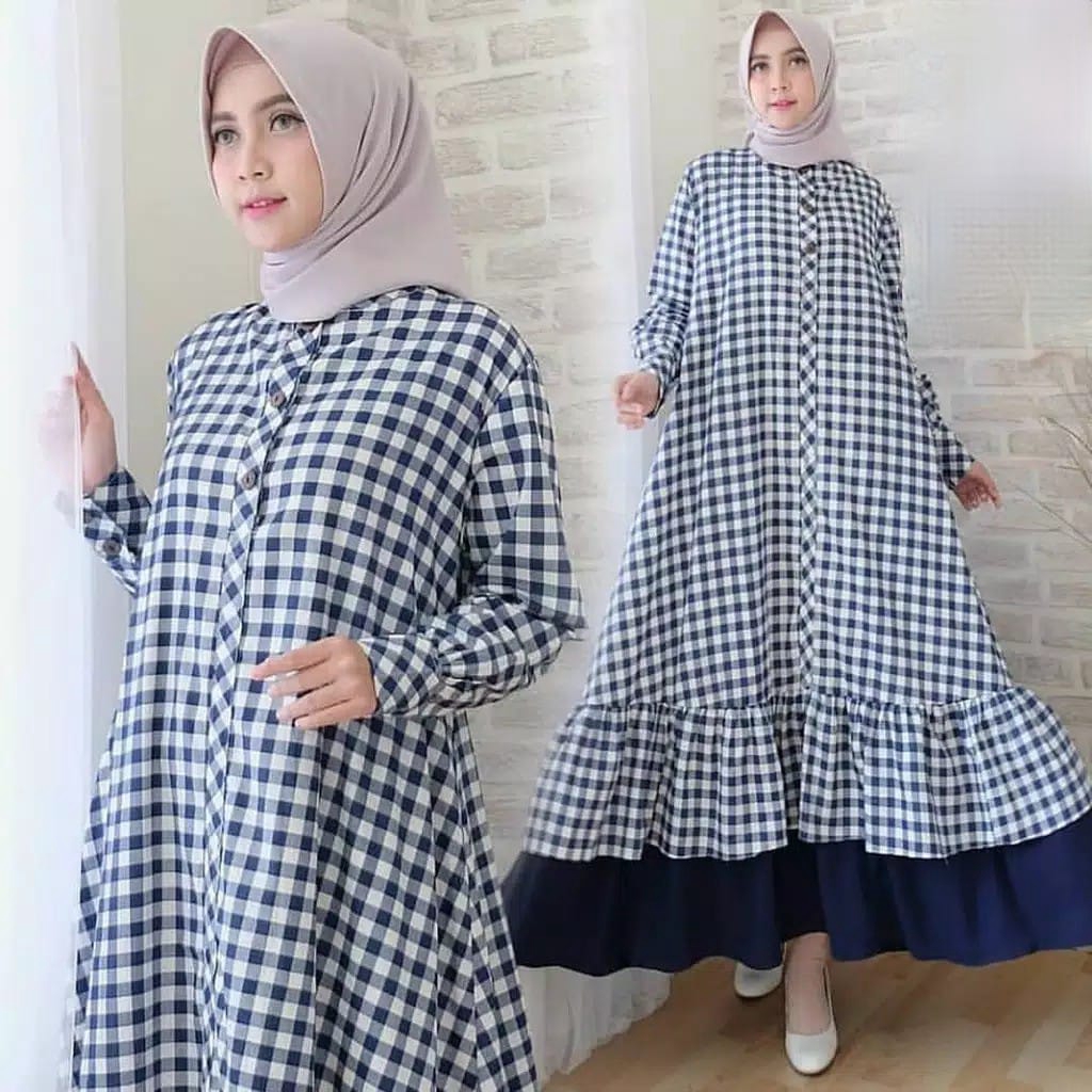 (5L XXXL XXL XL L M S) KARINA MAXI | MAXI DRESS BIG SIZE BEST SELLER-1
