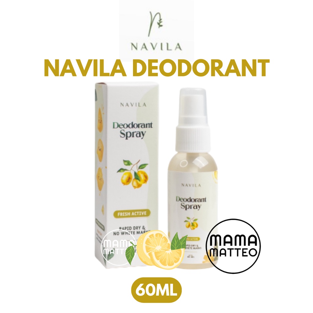 NAVILA Deodorant Spray 60ml / Deo Deodoran / BANDUNG