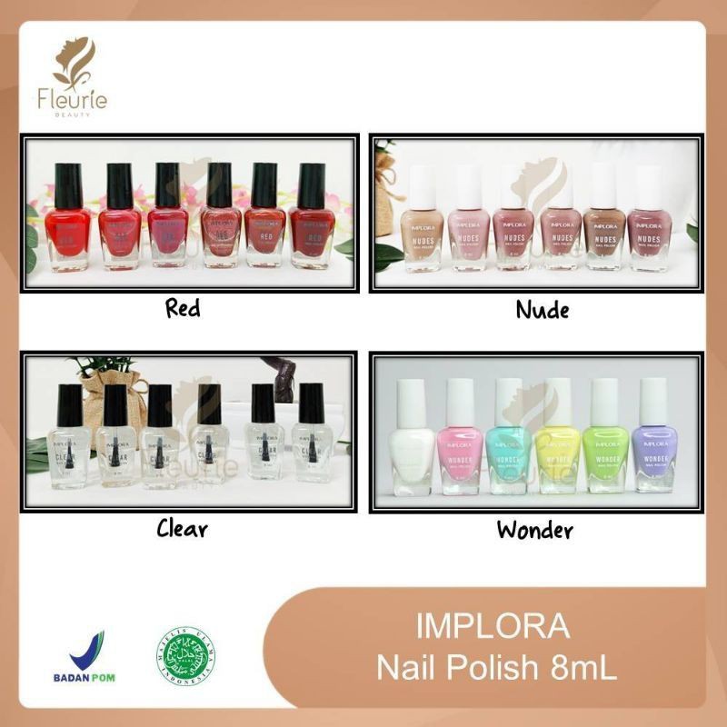 GS050| IMPLORA NAIL POLISH (BOX/6pc) / IMPLORA KUTEX CAT KUKU BOX