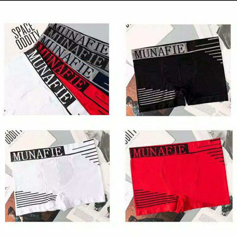 COD BOXER PRIA / CELANA BOXER PRIA / BOXER MUNAFIE IMPORT NEW KODE 8027