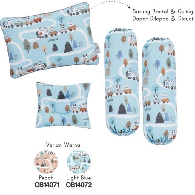 ((TERMURAH)) Bantal Bayi Omiland/ Bantal Omiland / Bantal Peyang Omiland / Omiland Bantal Guling Set