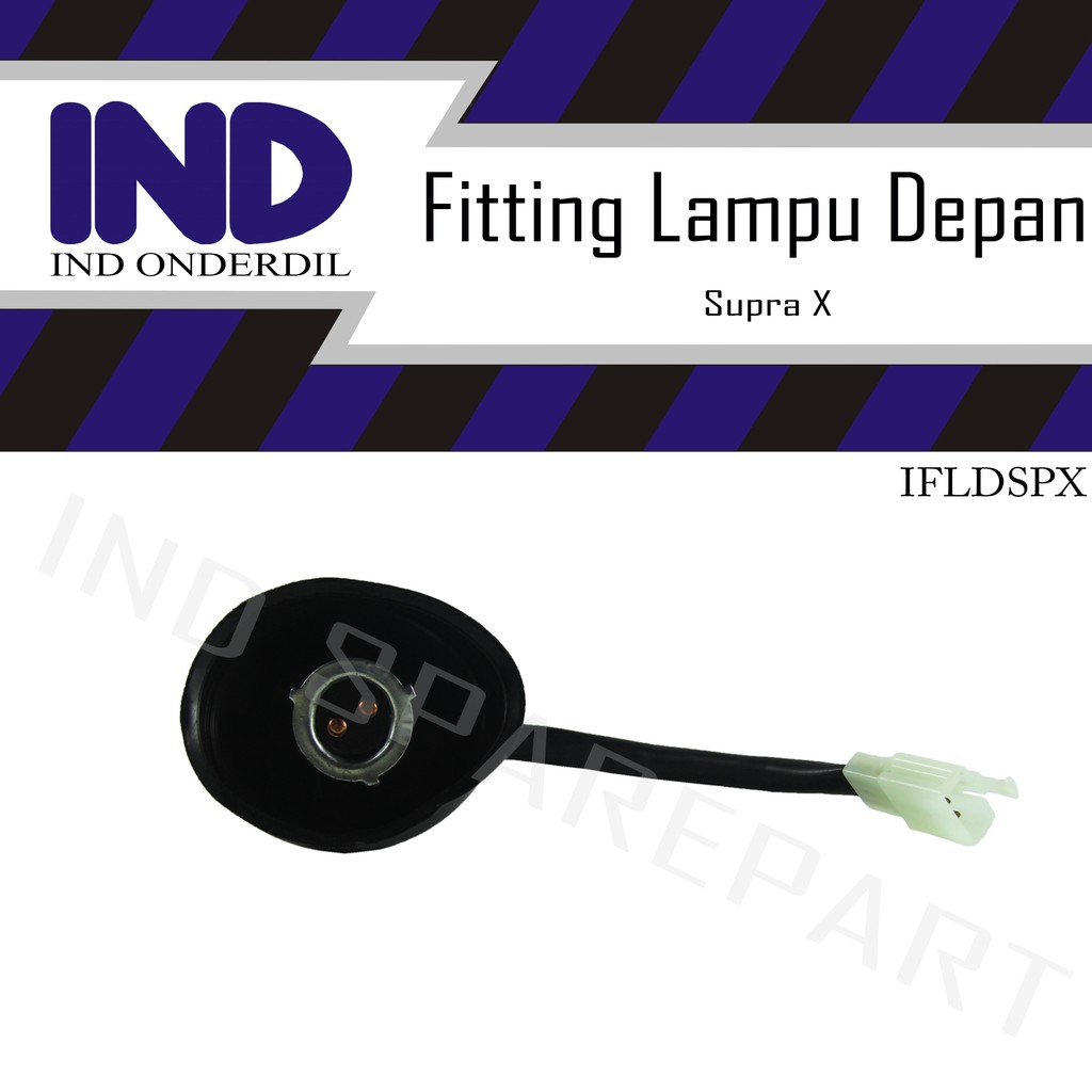 Fitting-Fiting-Cop-Socket-Soket Lampu Depan Supra X