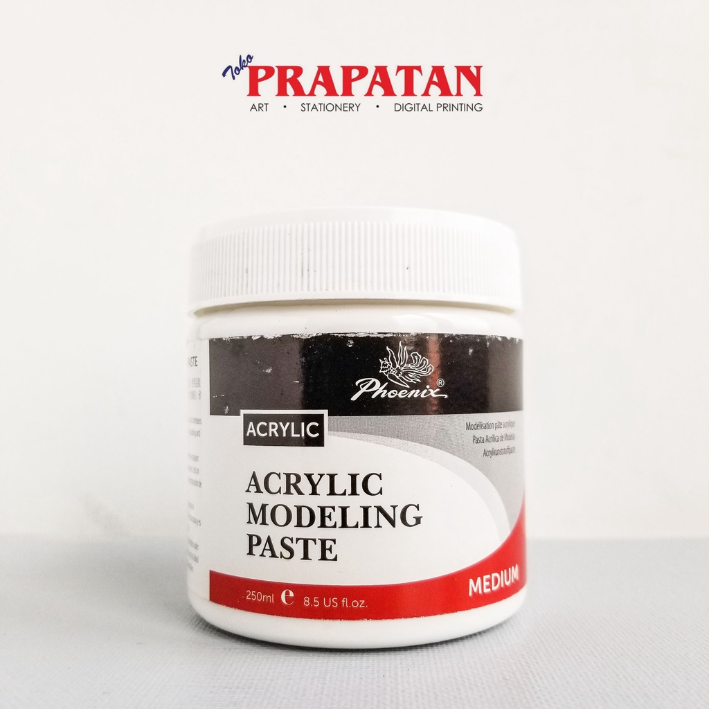 Jual Phoenix Acrylic Medium Modelling Paste 250ml Shopee Indonesia