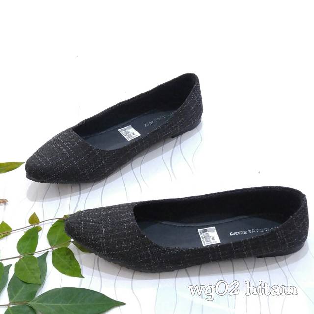 BORNEO BWG02 Sepatu Flatshoes Bahan Kanvas