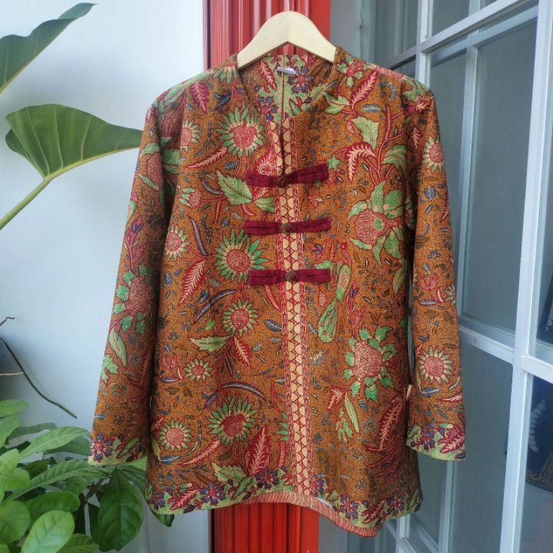 BLUS BATIK,FURING TRICOT