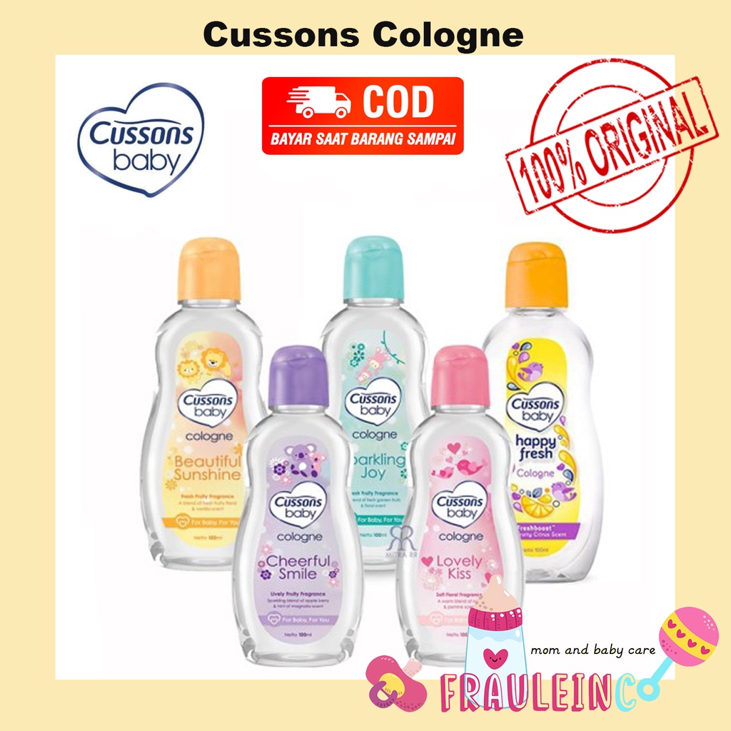 *FRAULEINCO* Cussons Baby Cologne 100ml / Cusson Bayi Parfum 100 minyak wangi bayi