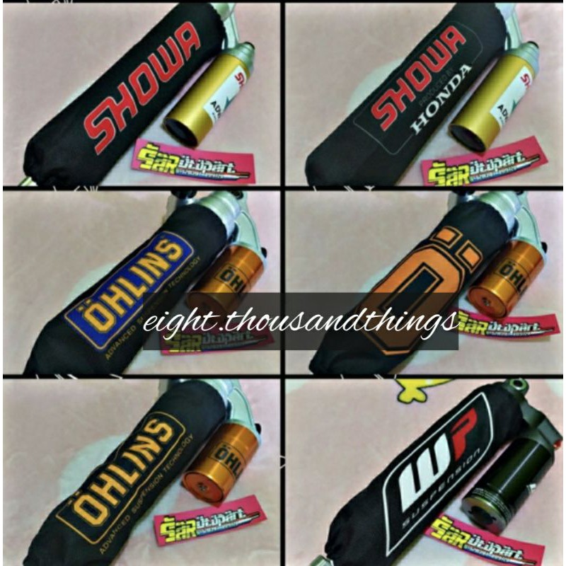 Cover Sarung Shock Shockbreaker Per Belakang Motor Bebek Matic Kopling universal