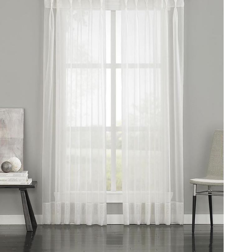 Harga Terjangkau ✰ BAHAN KAIN GORDEN VITRASE POLOS METERAN TRANSPARAN / INNER GORDEN,,