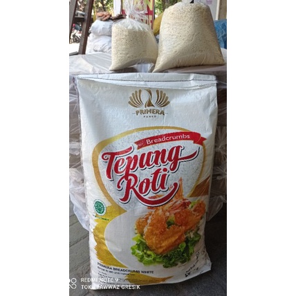 Tepung Roti Putih PRIMERA / Tepung Panko Putih / Panir Putih / BREADCRUMBS White