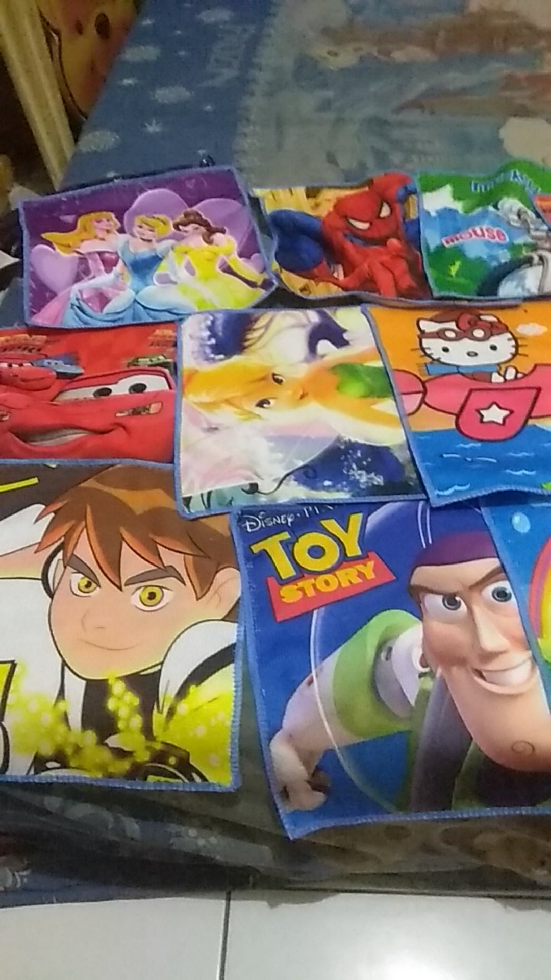 Sapu Tangan Karakter 25cmx26cm Sapu Tangan Handuk Baby Halus Lembut