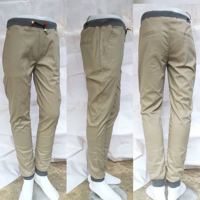 CELANA JOGER PANJANG CHINO TWELL MELAR SIZE 29 - 34(BISA COD)