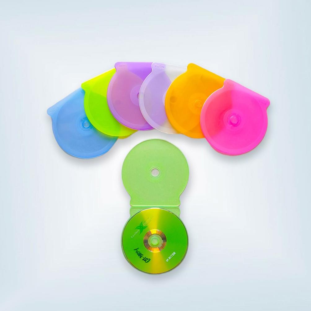 Topla Tempat Cd Dvd 50 Pieces Transparan Bening Tempat Kaset Case Cd Dvd Mika Kotak Tanpa Cover