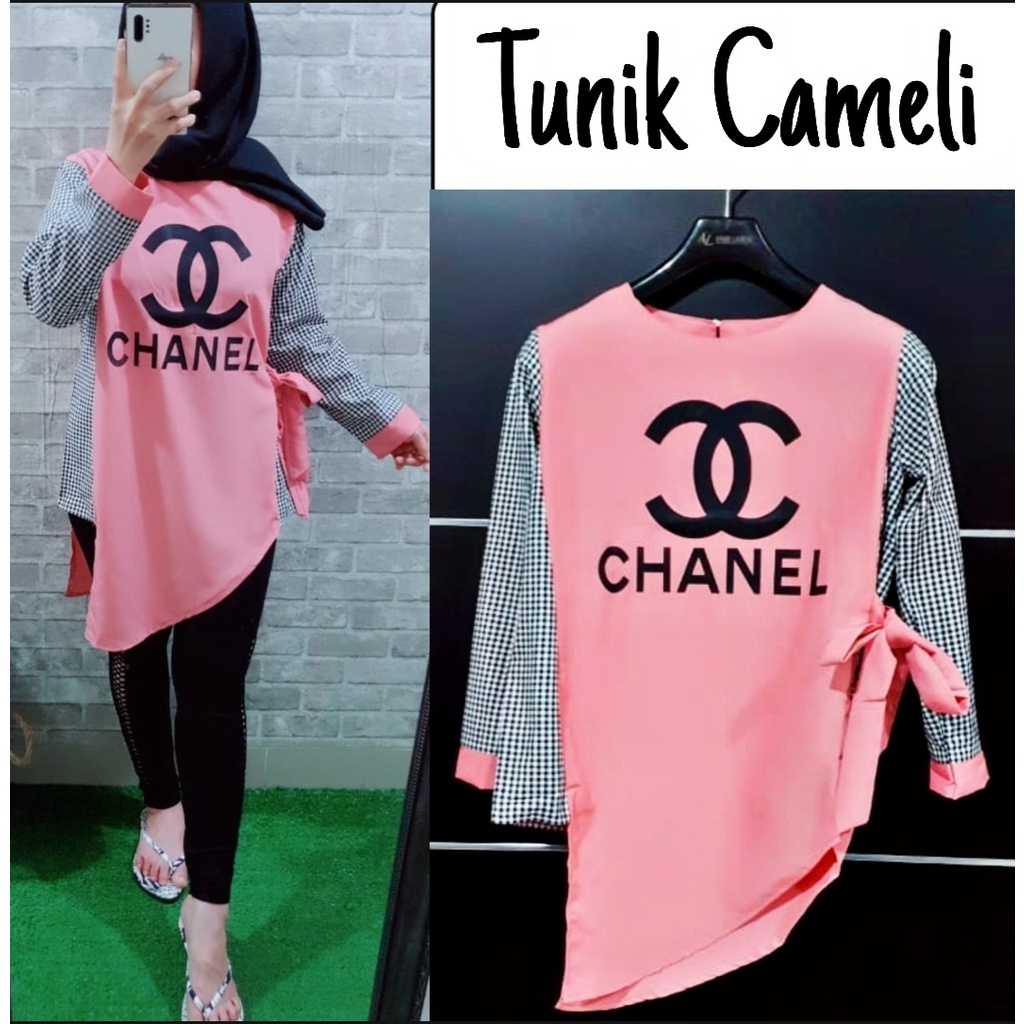 +[HNFK] Tunik / Atasan Tunik lia / Tunik Casual Wanita Terbaru Lengan Panjang