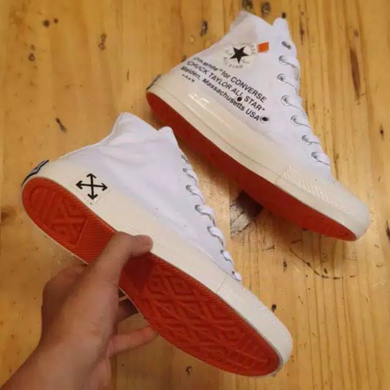 Sepatu Converse 70s HIGH CREAM x OFF WHITE Premium Murah-1
