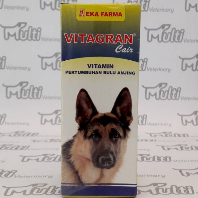 VITAGRAN 120ml Vitamin Pertumbuhan Bulu Anjing EKA FARMA