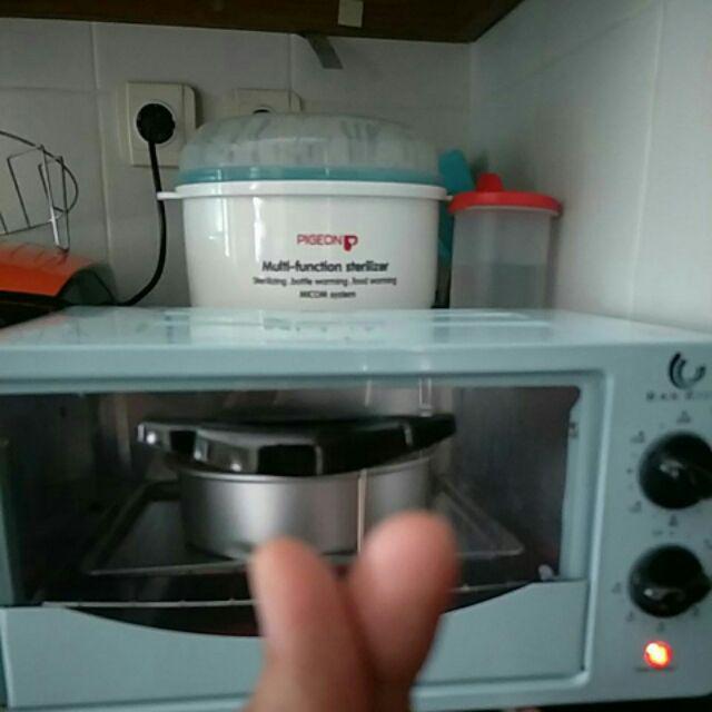 HAN RIVER Oven listrik 12L Operasi rotasi Electric oven