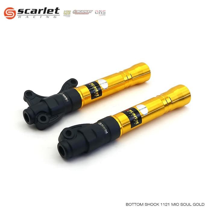 SHOCK SOK BOTTOM BAMBU SHOCK DEPAN 1121 MIO SOUL SCARLET RACING