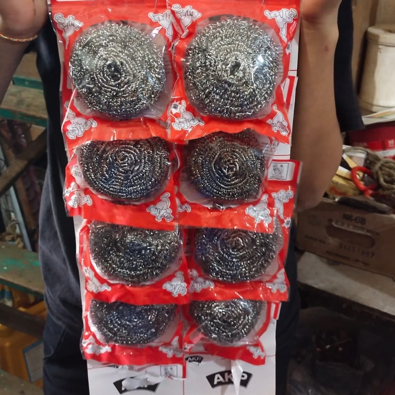 Sabut stainless AKP/ Tapas cuci piring/ Kawat cuci piring