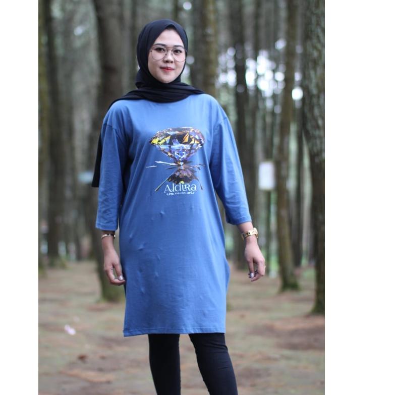 Sudah READY.. Aldira Long Tunik Terbaru2022 / Long Tunik Import / Long Tunik Jumbo / Long Tunik / Lo